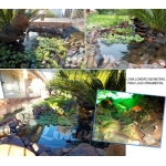 Lona para Lago Tanque Ornamental PP/PE: 13 x 6m Impermeável Sem toxinas para Reservatório de água potavel